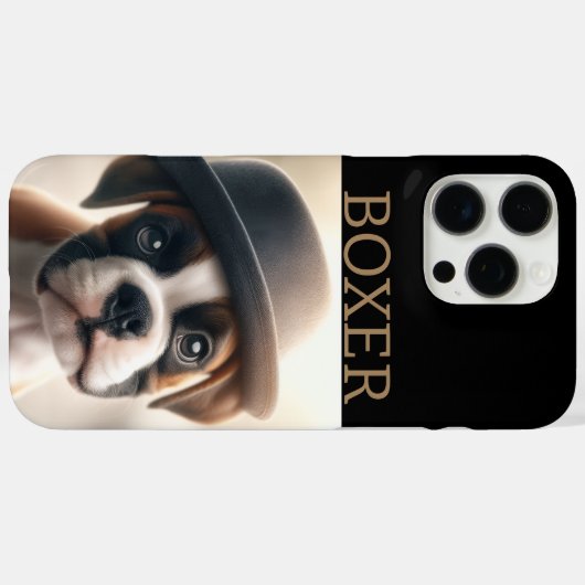 Boxer Dog in Style Case-Mate iPhone Case (Achterkant (horizontaal))