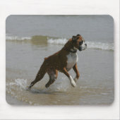 Boxer Dog in water Muismat (Voorkant)