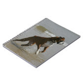 Boxer Dog in water Notitieboek (Linkerzijde)