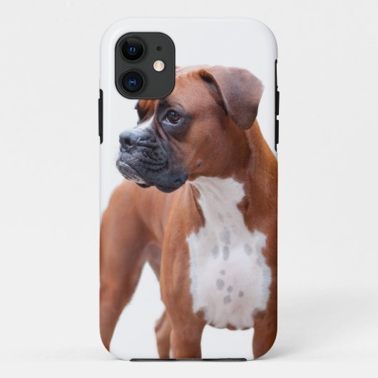 Boxer dog iPhone case (Achterkant)