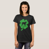 Boxer Dog Irish Green Shamrock C St Patricks Day T-shirt (Voorkant volledig)