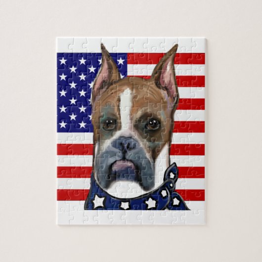 Boxer Dog Jigzaag Puzzle Legpuzzel (Verticaal)