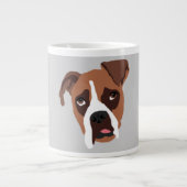 Boxer Dog Jumbo Mok (Voorkant)