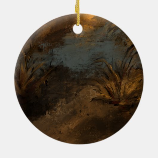 Boxer Dog Keramisch Ornament (Achterkant)