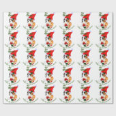 Boxer Dog Kerstmis Cadeaupapier (Vlak)