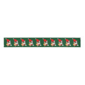 Boxer Dog Kerstmis Grosgrain Lint (Voorkant)