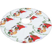 Boxer Dog Kerstmis Kerstboom Rok (Gekanteld)