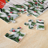 Boxer Dog Kerstmis Legpuzzel (Zijkant)