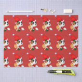 Boxer Dog Kerstmis Tissuepapier (Craft)