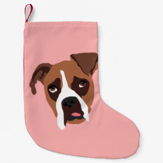 Boxer Dog-kerststop Kleine Kerstsok