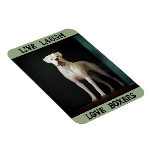 Boxer Dog-koelkast Magnet Magneet (Rechterzijde)