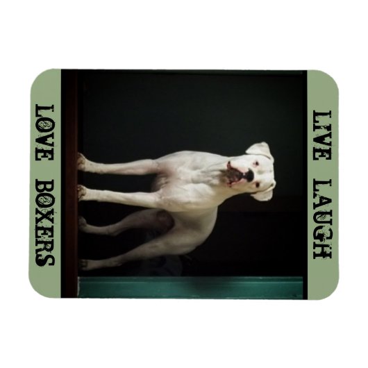 Boxer Dog-koelkast Magnet Magneet (Horizontaal)