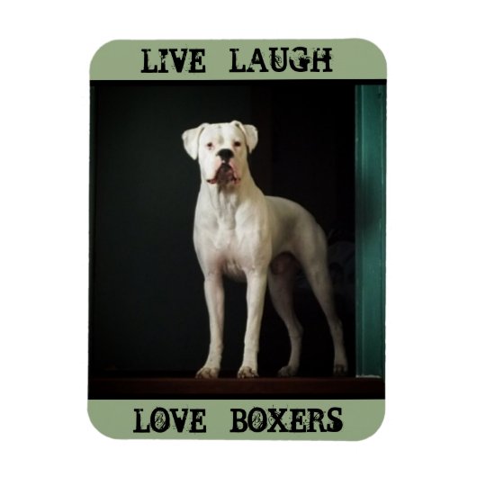 Boxer Dog-koelkast Magnet Magneet (Verticaal)