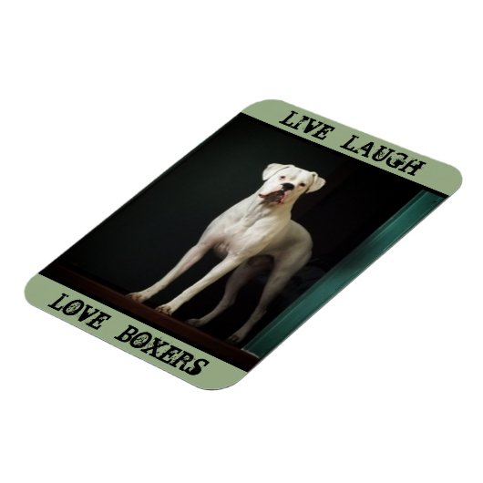 Boxer Dog-koelkast Magnet Magneet (Linkerzijde)