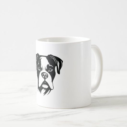 Boxer Dog Koffiemok (Voorkant rechts)