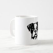 Boxer Dog Koffiemok (Voorkant links)