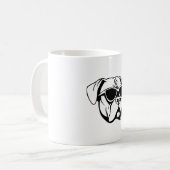 Boxer Dog Koffiemok (Voorkant links)