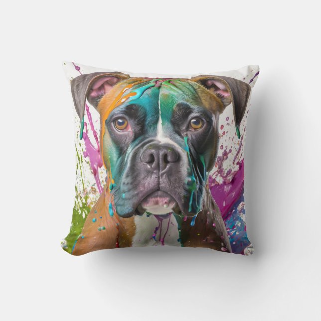 Boxer Dog Kussen (Voorkant)
