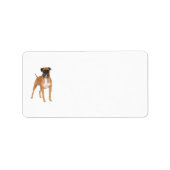 Boxer Dog Labels (Voorkant)