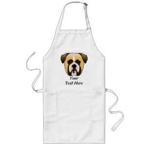 Boxer Dog Lang Schort