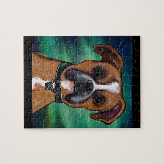 Boxer Dog Legpuzzel (Horizontaal)
