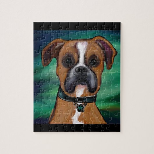 Boxer Dog Legpuzzel (Verticaal)