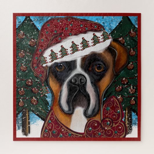 Boxer Dog Legpuzzel (Verticaal)