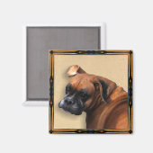 Boxer Dog Magnets Magneet (Voorkant / Achterkant)