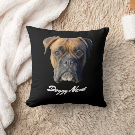 Boxer Dog mama Creëer je eigen Kussen (Deken)
