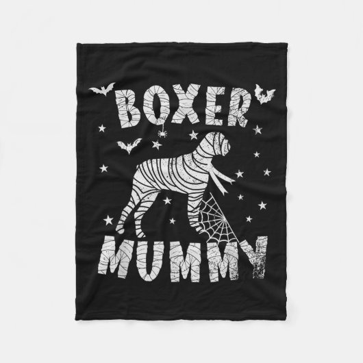 Boxer Dog Mama - Halloween Fleece Deken (Voorkant)