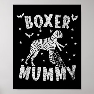 Boxer Dog Mama - Halloween Poster
