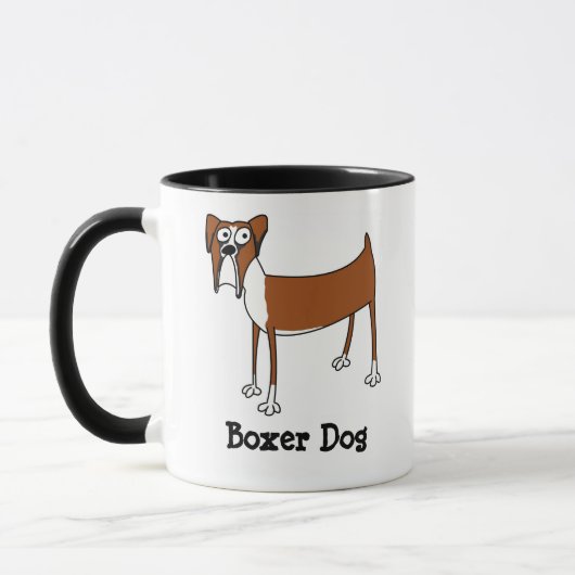 Boxer Dog Mok (Links)
