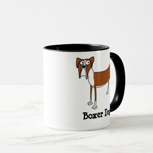 Boxer Dog Mok (Voorkant rechts)