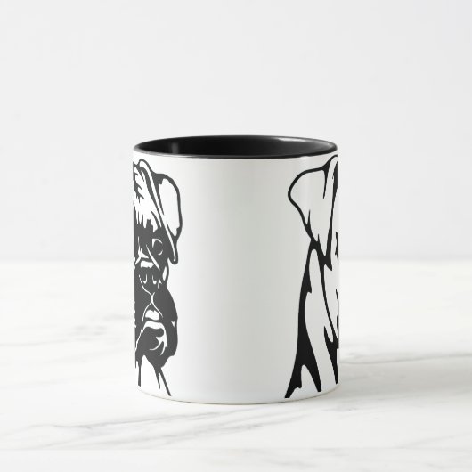 Boxer Dog Mok (Midden)