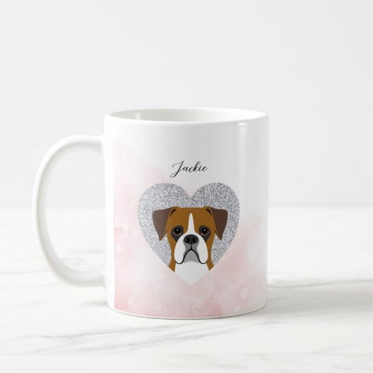 Boxer Dog-Mokken Koffiemok (Links)