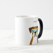 Boxer Dog-Mokken Magische Mok (Voorkant rechts)