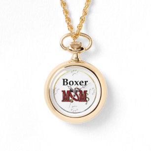 Boxer Dog MOM Horloge
