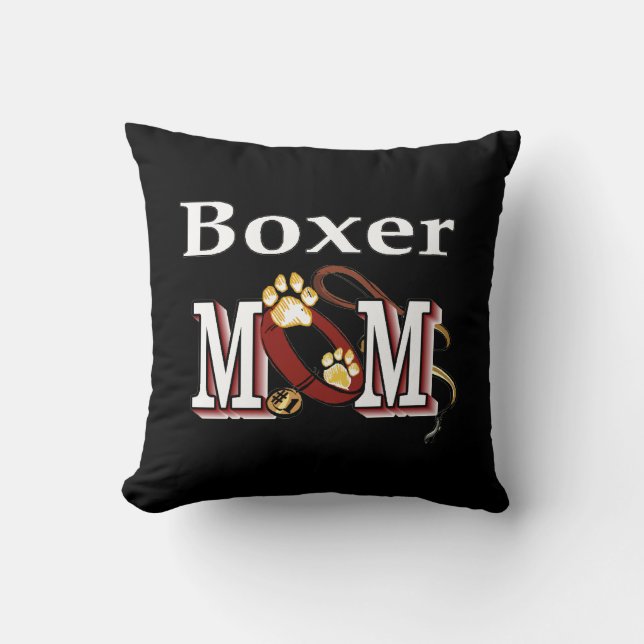 Boxer Dog MOM Kussen (Voorkant)