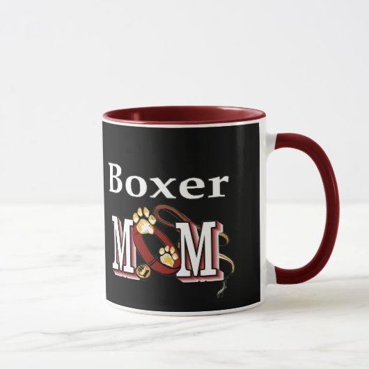 Boxer Dog MOM Mok (Rechts)