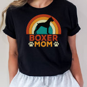  Boxer Dog Mom Sunset T-shirt