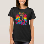 Boxer Dog Mountain Design T-shirt (Voorkant)