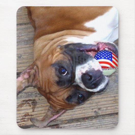 Boxer Dog mousepad Muismat (Voorkant)