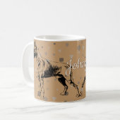 Boxer Dog Mug – Geometric Boxer Illustration Koffiemok (Voorkant links)