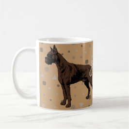 Boxer Dog Mug – Modern  Boxer Illustration Koffiemok