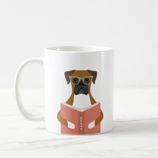 Boxer Dog Mugs Koffiemok (Links)
