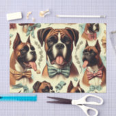  Boxer Dog Naadloos Tissuepapier (Craft)