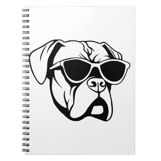 Boxer Dog Notitieboek (Voorkant)