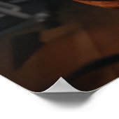 Boxer Dog Oefendoos in de Gym Vintage Poster (Hoek)