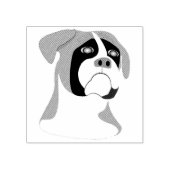 Boxer Dog-ontwerp Rubberstempel (Afrduk)