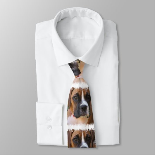 Boxer Dog-ontwerp Stropdas (Gebonden)